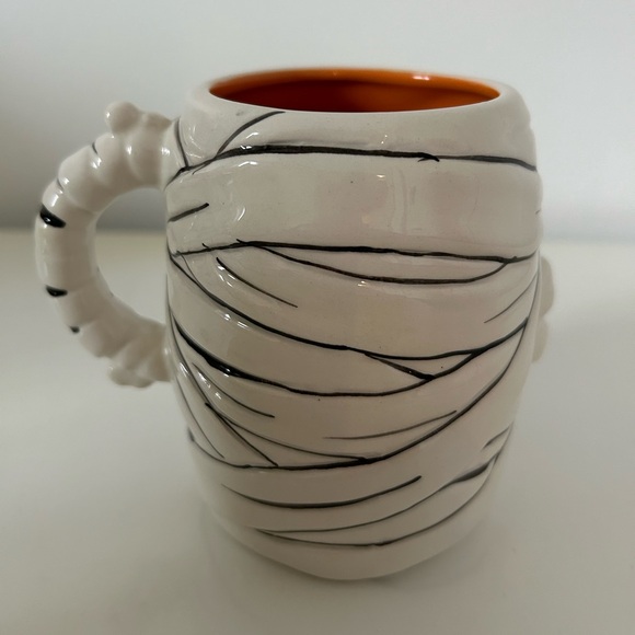 🖤🧡New Mummy Halloween Ceramic Mug/Shelly Comiskey By Transpac - Picture 3 of 7